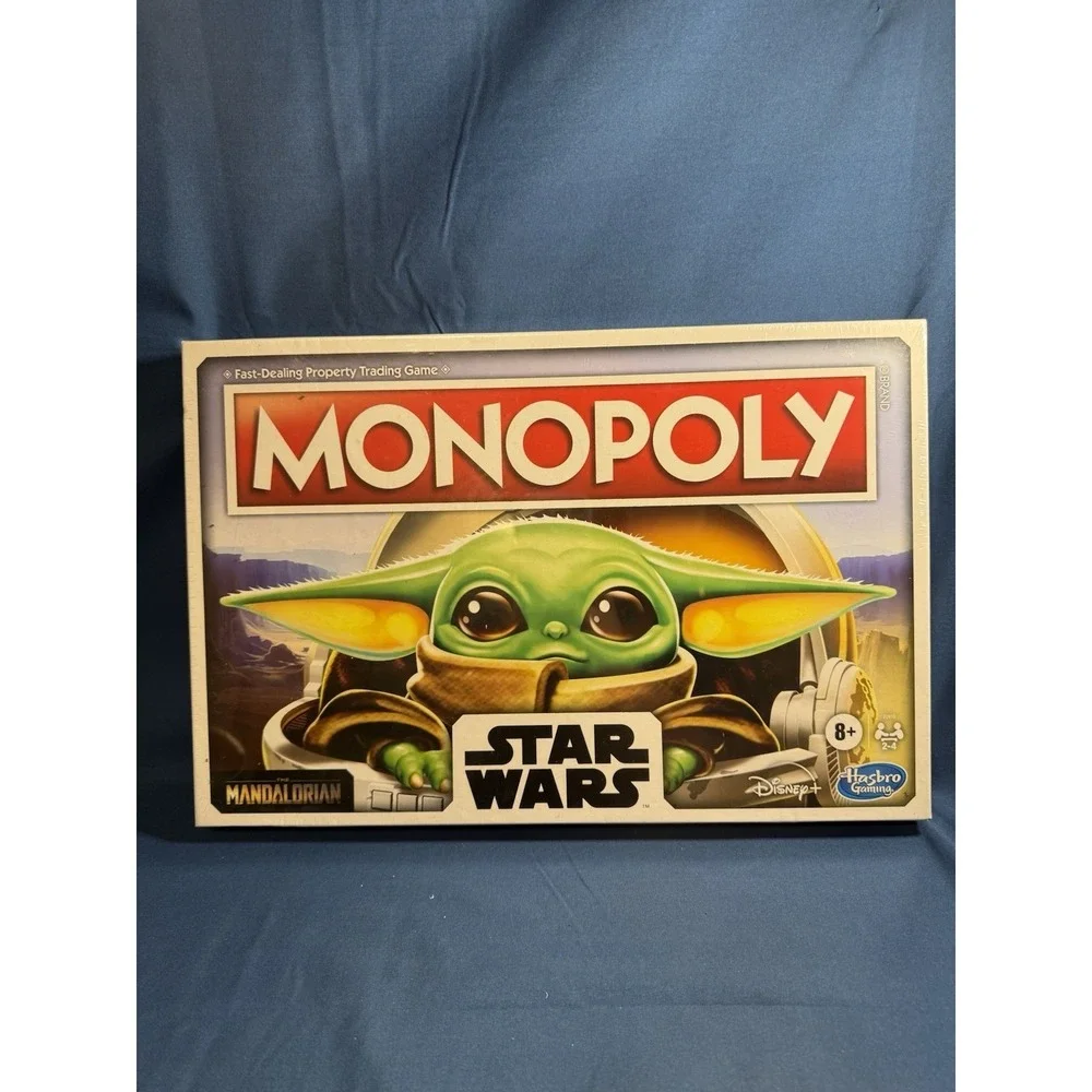NIB Monopoly Game Baby Yoda - aka The Child Star Wars Mandalorian Theme